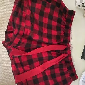 Hollister plaid pajama shorts